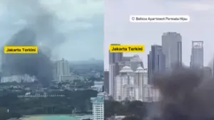 Kebakaran Hari Ini Terjadi di Dekat GBK