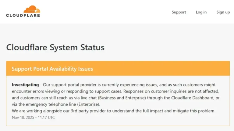 Layanan Cloudflare Mulai Pulih Usai Down