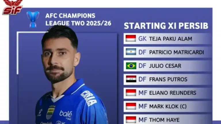 Susunan Pemain Persib