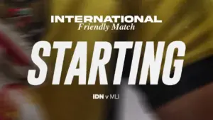 Susunan Pemain Timnas Indonesia vs Mali