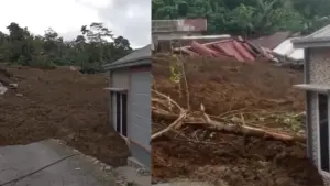 longsor Terjang Banjarnegara