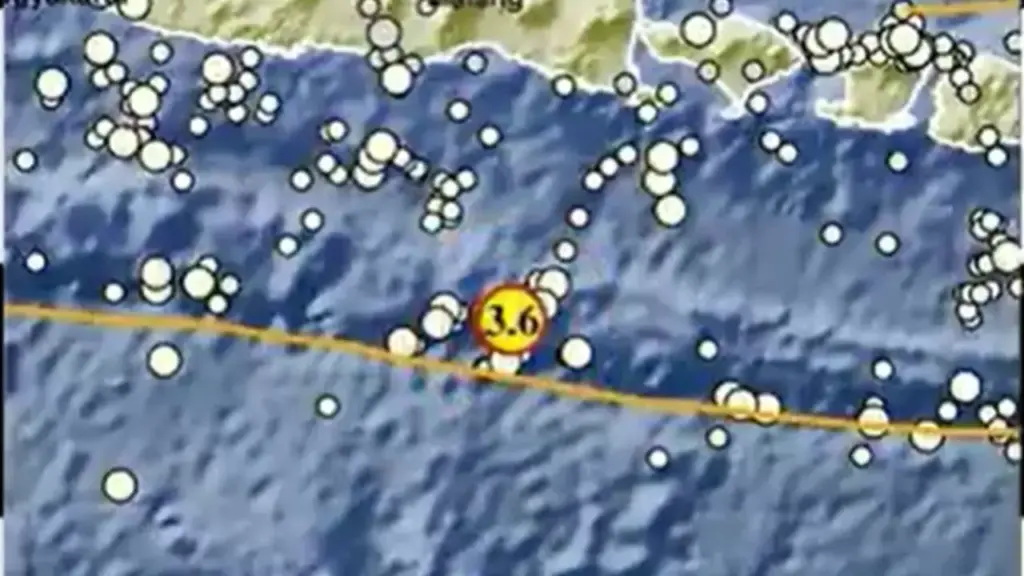 Gempa Bumi M 3,6 Guncang Perairan Jember