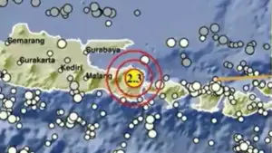 Gempa M 2,3 Guncang Bondowoso