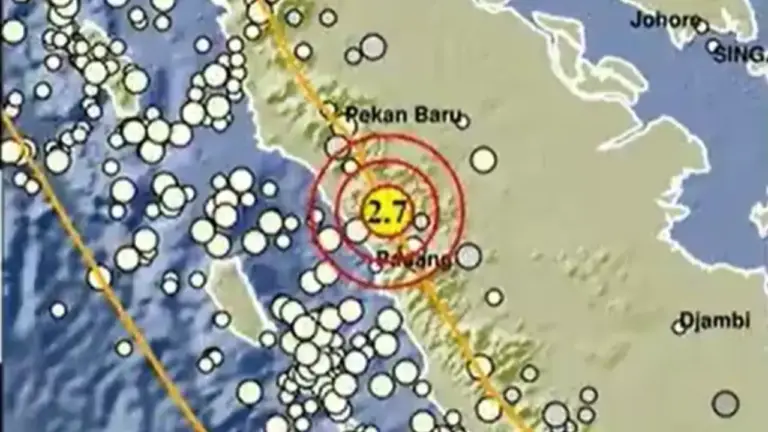 Gempa M 2,7 Guncang Padang Panjang