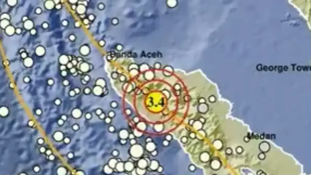 Gempa M 3,4 Guncang Nagan Raya Aceh