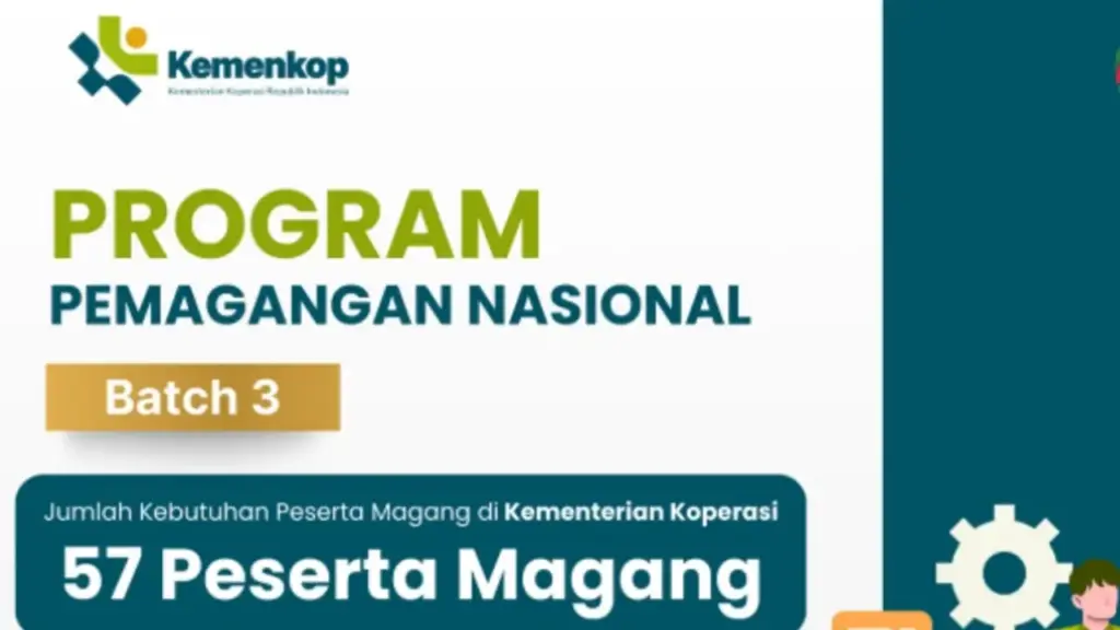 Kemenkop Buka Pendaftaran Program Pemagangan Nasional Batch 3