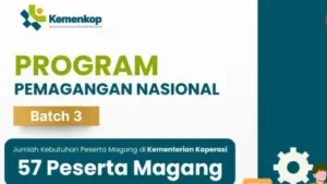 Kemenkop Buka Pendaftaran Program Pemagangan Nasional Batch 3