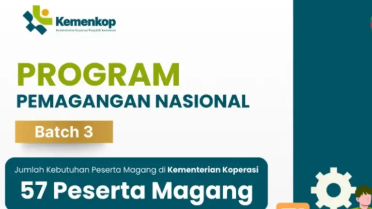 Kemenkop Buka Pendaftaran Program Pemagangan Nasional Batch 3