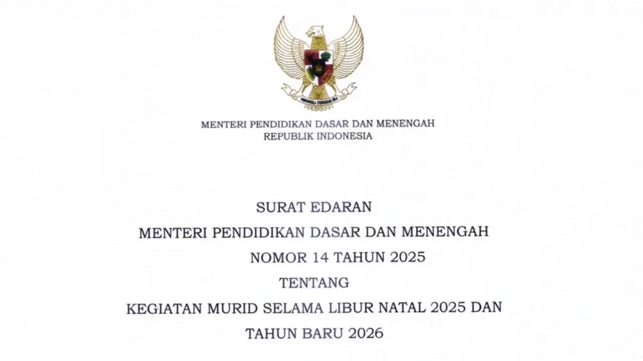 Libur Sekolah Nataru 2025