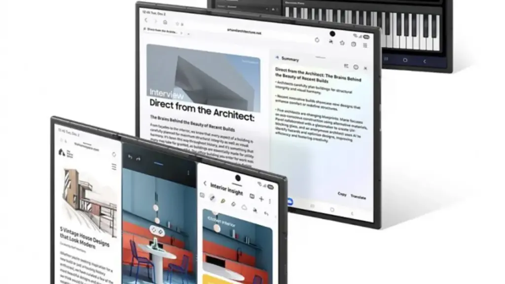 Lipatan mulus dengan celah sangat minim