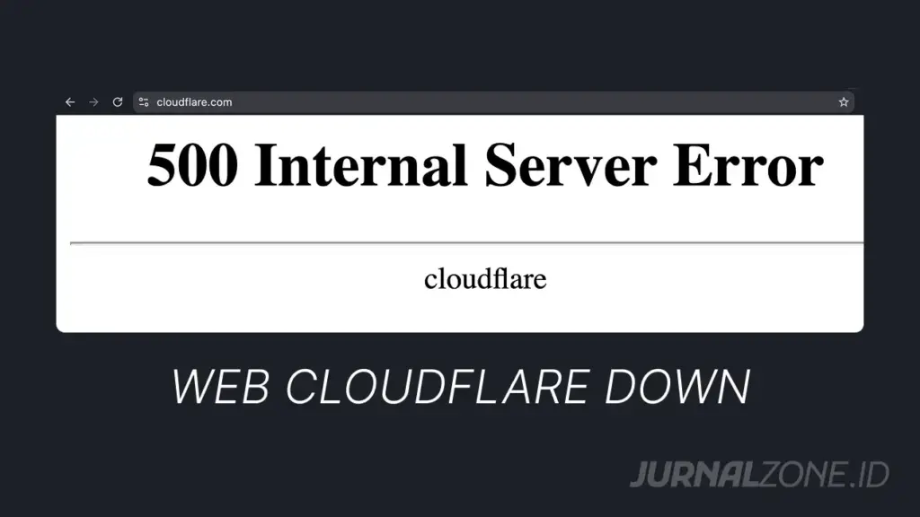 WEB CLOUDFLARE DOWN error 500