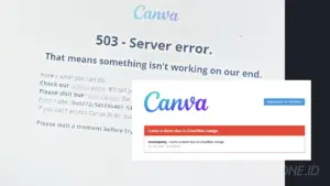 canva down dan error 503