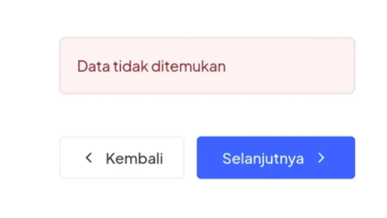 Data tidak ditemukan SNPMB gapyear
