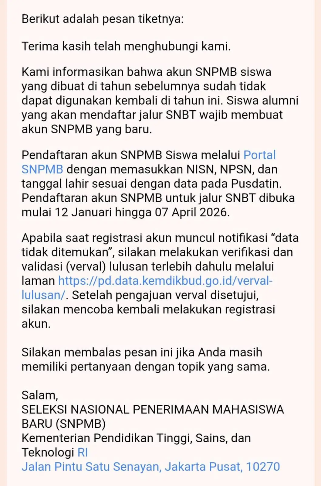 Solusi Notifikasi Data Tidak Ditemukan