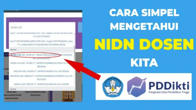 Cara Cek NIDN Dosen 2026 Secara Online Kemendikbud dan Kemenag Terbaru