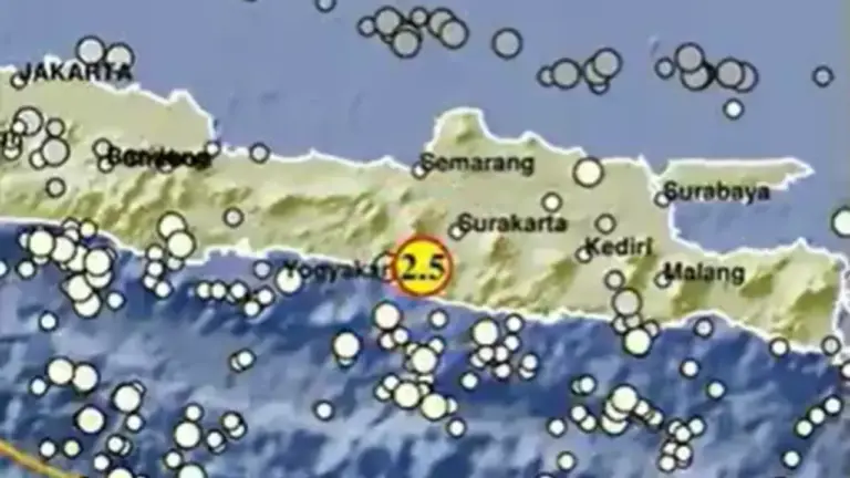 BMKG Terkini: Klaten Diguncang Gempa M 2,5 Hari Ini