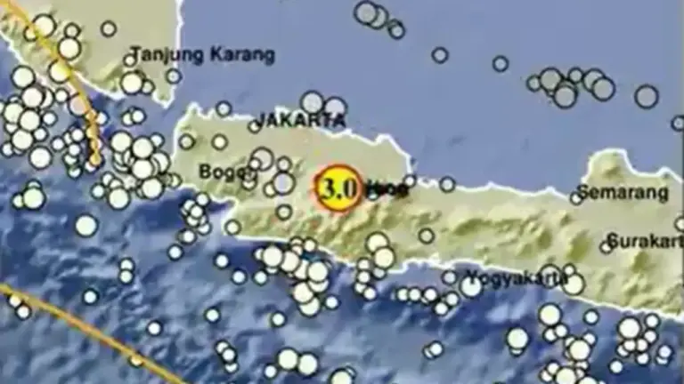 Gempa M 3,0 Guncang Cimahi