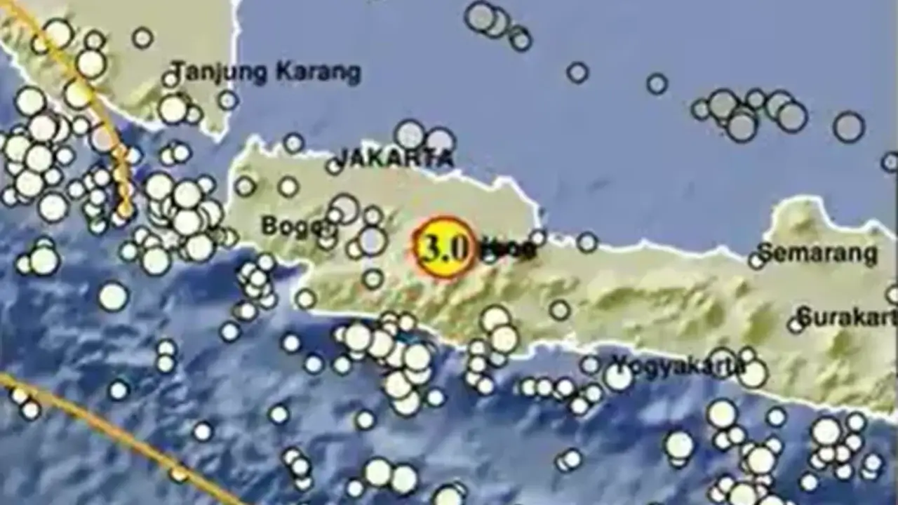 BMKG Terkini: Gempa M 3,0 Guncang Kota Cimahi Hari Ini