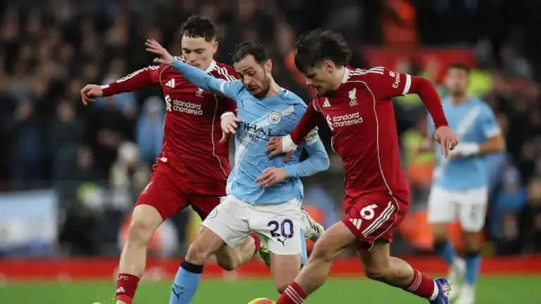 Hasil Babak Pertama Liga Inggris: Liverpool vs Man City Masih 0-0