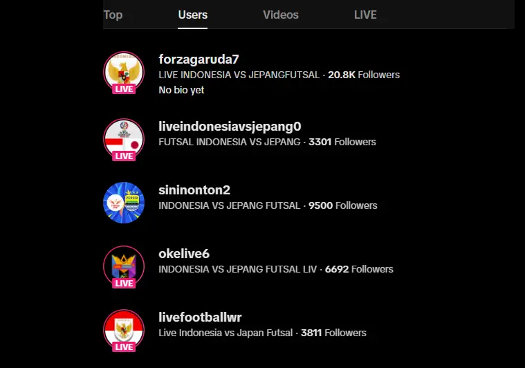 Menonton Melalui Platform TikTok