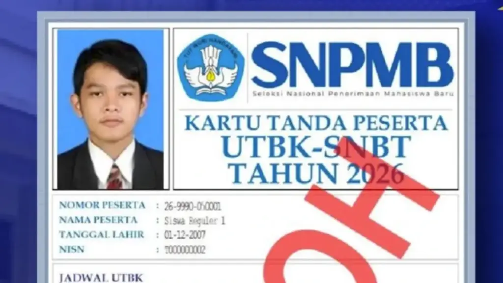 Cetak Kartu UTBK-SNBT 2026