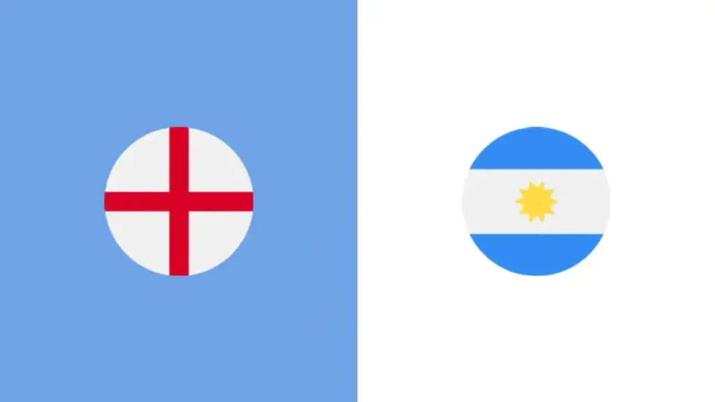 Inggris vs Argentina